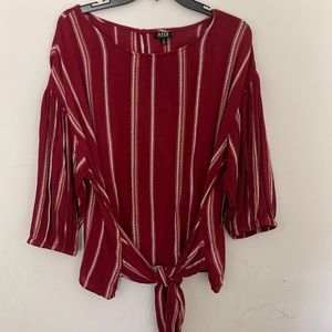Womens a.n.a. Tie front top - size XL *new with tags*